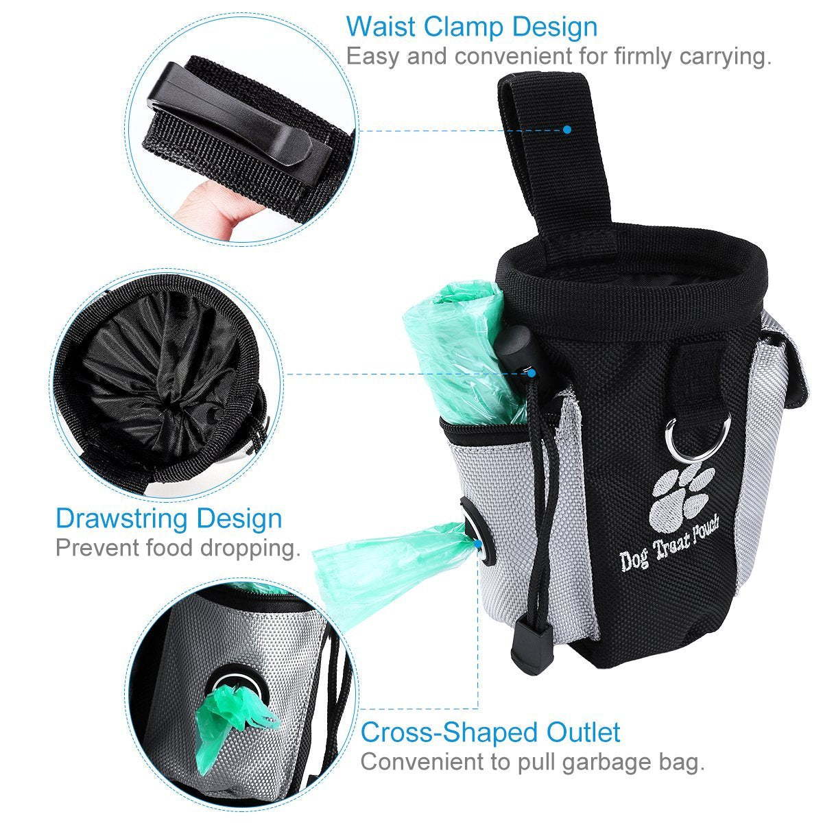 Black Dogs Treat Bag