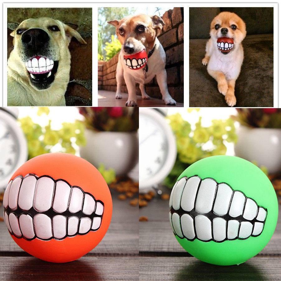 Funny Dog Ball "Teeth"