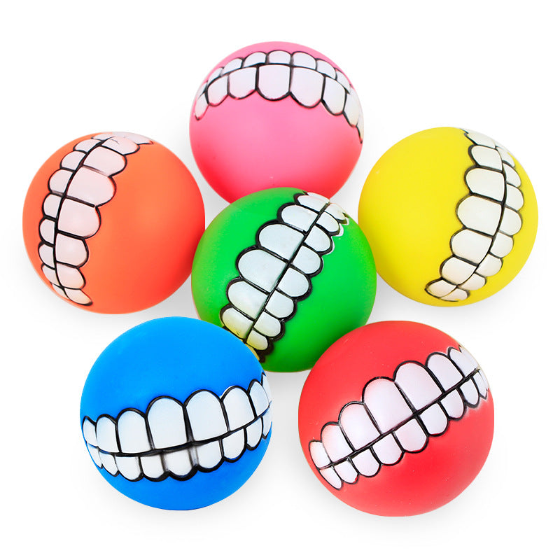 Funny Dog Ball "Teeth"